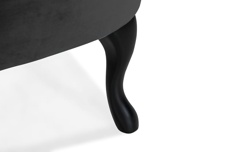 Dahlia Siss Club Lænestol Velour - Sort - Møbler - Stole & lænestole - Lænestole - Klubstol