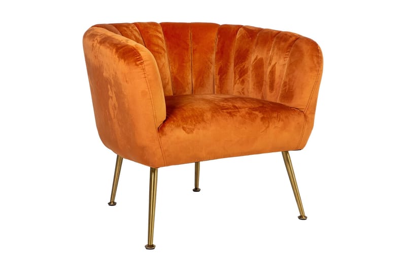 Lænestol TUCKER 78x71xH69cm farve: rød, undefined