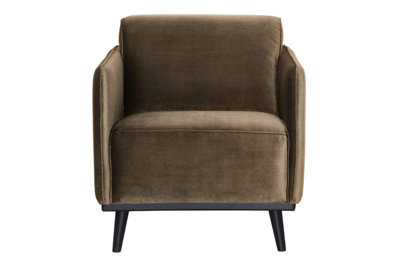 Statement Velour Lænestol - Taupe - Møbler - Stole & lænestole - Lænestole - Klubstol