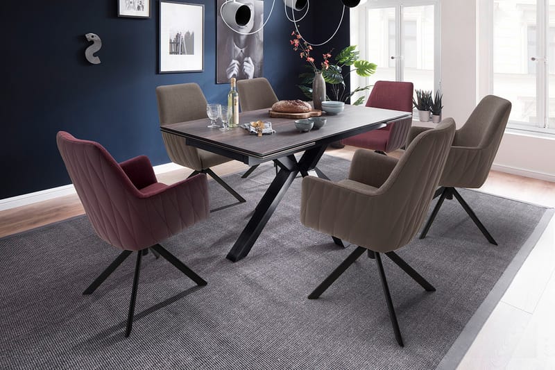 Thailan Armstol 2 stk - Cappuccino - Møbler - Stole & lænestole - Lænestole - Klubstol