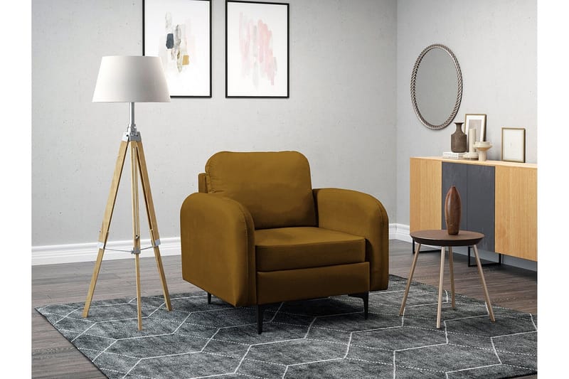 Knocklong Fåtölj Brown - Møbler - Stole & lænestole - Lænestole