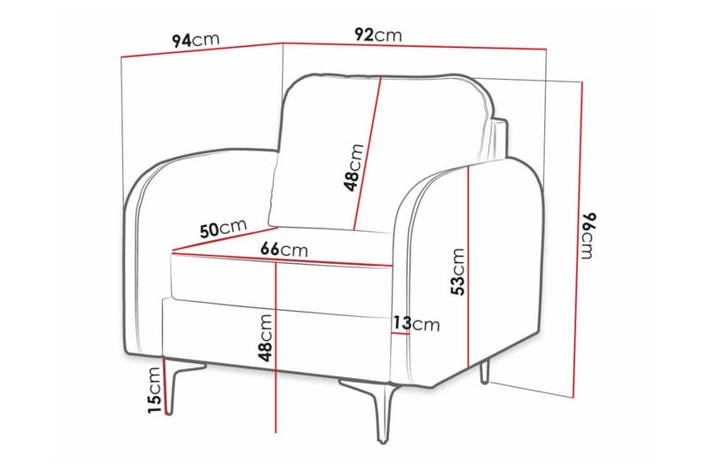 Knocklong Fåtölj Brown - Møbler - Stole & lænestole - Lænestole