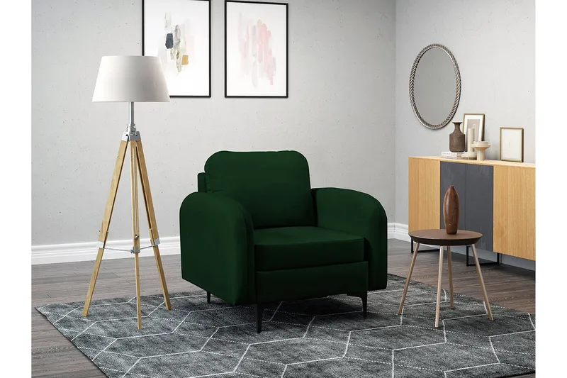 Knocklong Fåtölj Dark green - Møbler - Stole & lænestole - Lænestole