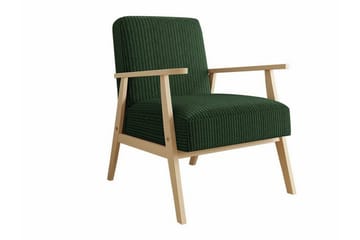 Knocklong Fåtölj Dark green/Brown - Møbler - Stole & lænestole - Lænestole