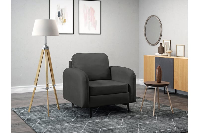 Knocklong Fåtölj Dark grey - Møbler - Stole & lænestole - Lænestole
