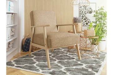 Knocklong Fåtölj Light brown - Møbler - Stole & lænestole - Lænestole