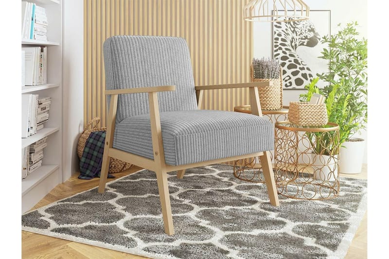 Knocklong Fåtölj Light Grey/Beige - Møbler - Stole & lænestole - Lænestole