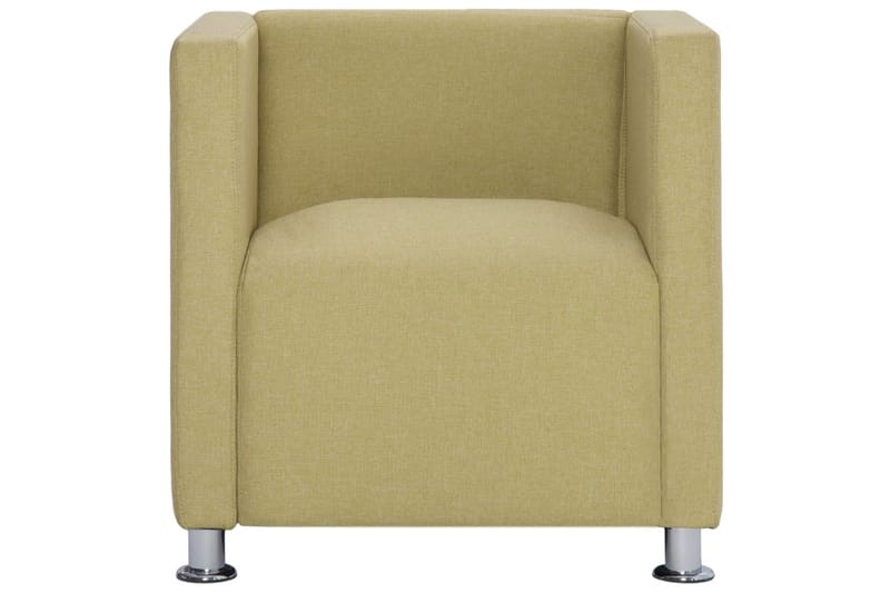 Kubelænestol Polyester Grøn - Grøn - Møbler - Stole & lænestole - Lænestole