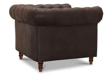 Cambridge Lænestol - Stof vintage brun - Møbler - Stole & lænestole - Lænestole - Læderstol