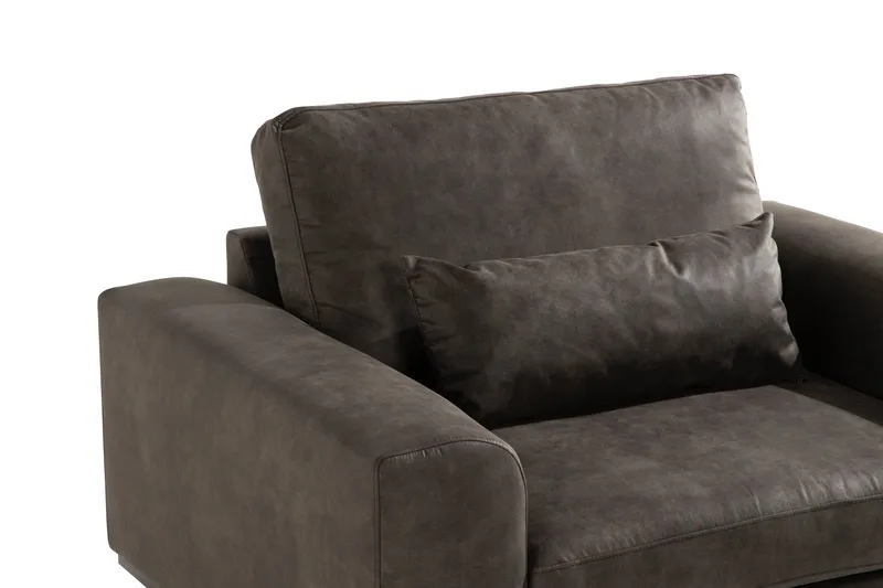 Copenhagen Lænestol Kunstlæder - Mørkegrå - Møbler - Stole & lænestole - Lænestole - Læderstol