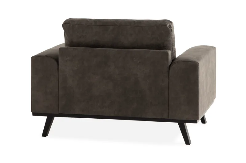 Copenhagen Lænestol Kunstlæder - Mørkegrå - Møbler - Stole & lænestole - Lænestole - Læderstol