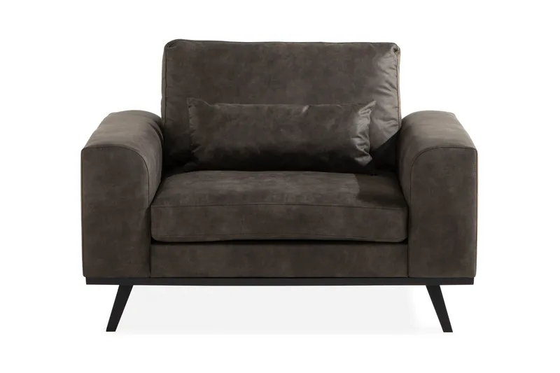 Copenhagen Lænestol Kunstlæder - Mørkegrå - Møbler - Stole & lænestole - Lænestole - Læderstol