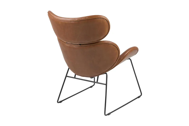 Deprema Lænestol - Brun - Møbler - Stole & lænestole - Lænestole - Læderstol
