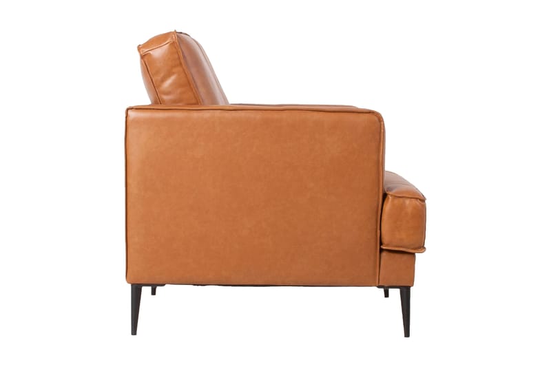 Leo Lænestol Lysebrun - Møbler - Stole & lænestole - Lænestole - Læderstol