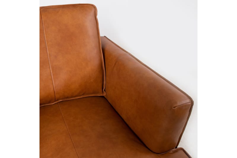 Leo Lænestol Lysebrun - Møbler - Stole & lænestole - Lænestole - Læderstol