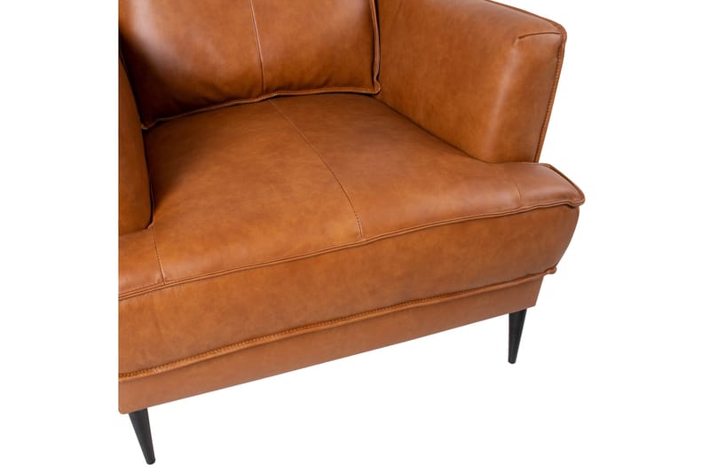 Leo Lænestol Lysebrun - Møbler - Stole & lænestole - Lænestole - Læderstol