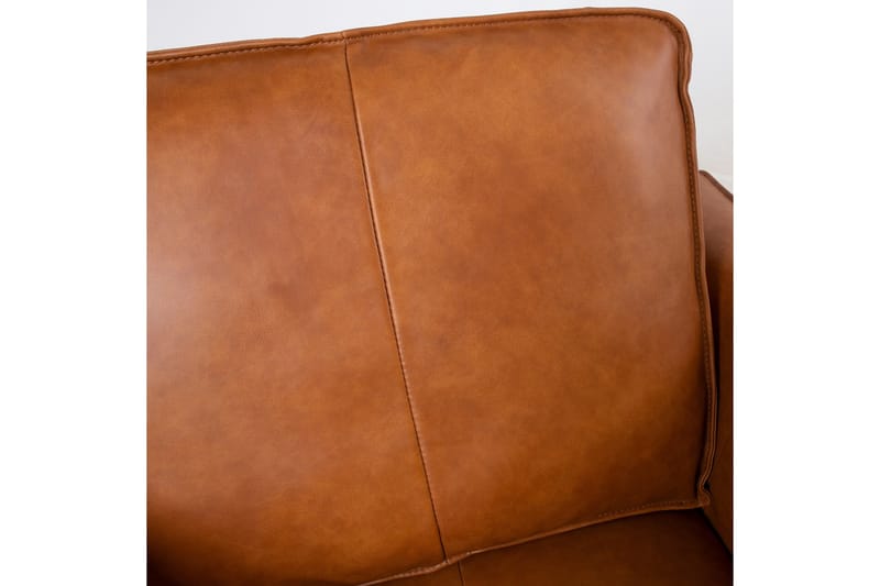 Leo Lænestol Lysebrun - Møbler - Stole & lænestole - Lænestole - Læderstol