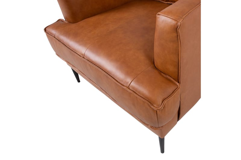 Leo Lænestol Lysebrun - Møbler - Stole & lænestole - Lænestole - Læderstol