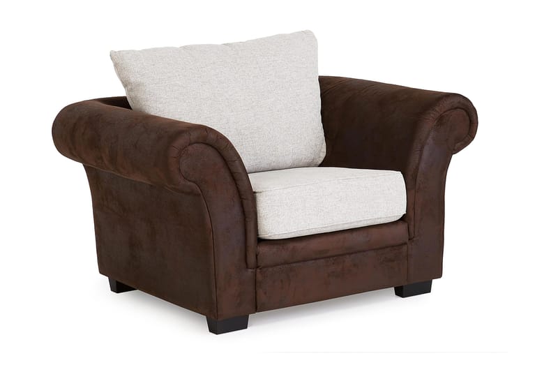 Toronto Lænestol, Brun/Beige