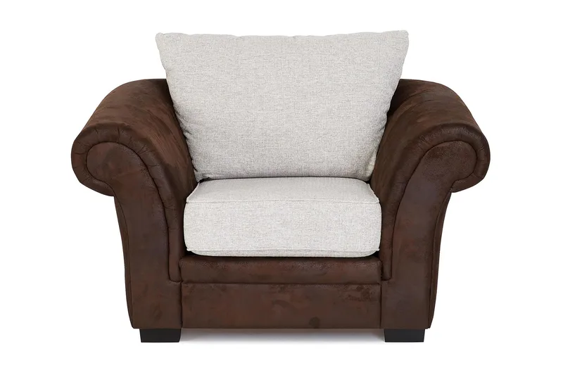 Toronto Lænestol - Brun/Beige - Møbler - Stole & lænestole - Lænestole - Læderstol