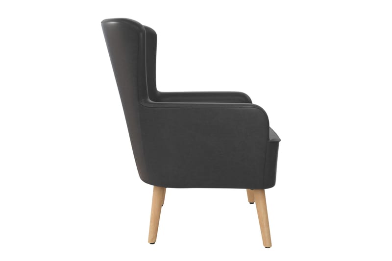 Wynn Fåtölj Brun Dark grey - Møbler - Stole & lænestole - Lænestole - Læderstol