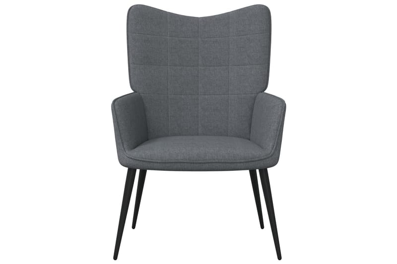 lænestol 62x68,5x96 cm stof mørkegrå - Møbler - Stole & lænestole - Lænestole