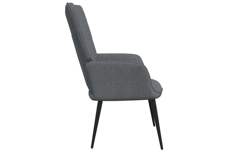 lænestol 62x68,5x96 cm stof mørkegrå - Møbler - Stole & lænestole - Lænestole