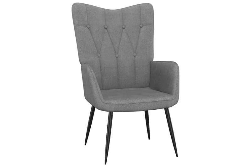 lænestol 62x68,5x96 cm stof mørkegrå - Møbler - Stole & lænestole - Lænestole