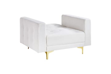 Lænestol Aberdeen - Hvid/guld/Hvid/Guld - Møbler - Stole & lænestole - Lænestole