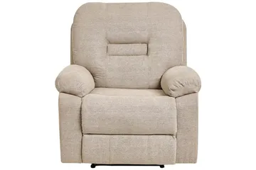 Lænestol Alnor Beige - Beige - Møbler - Stole & lænestole - Lænestole - Recliner lænestol
