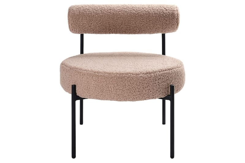 Lænestol Alpha Beige/sort - Beige/sort - Møbler - Stole & lænestole - Lænestole - Lænestol uden armlæn