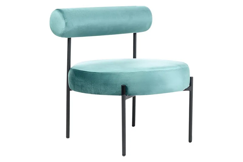 Lænestol Alpha - Grøn, Sort, Grøn, sort - Møbler - Stole & lænestole - Lænestole - Lænestol uden armlæn