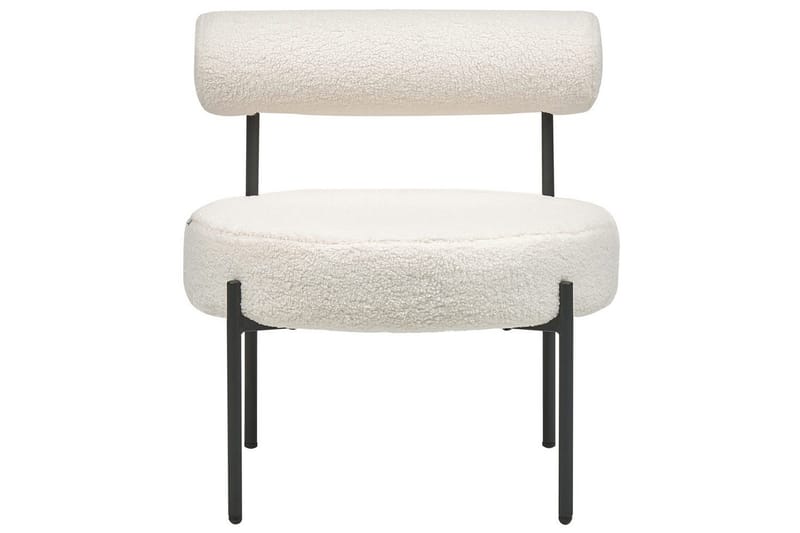 Lænestol Alpha - Hvid, Sort - Møbler - Stole & lænestole - Lænestole - Lænestol uden armlæn