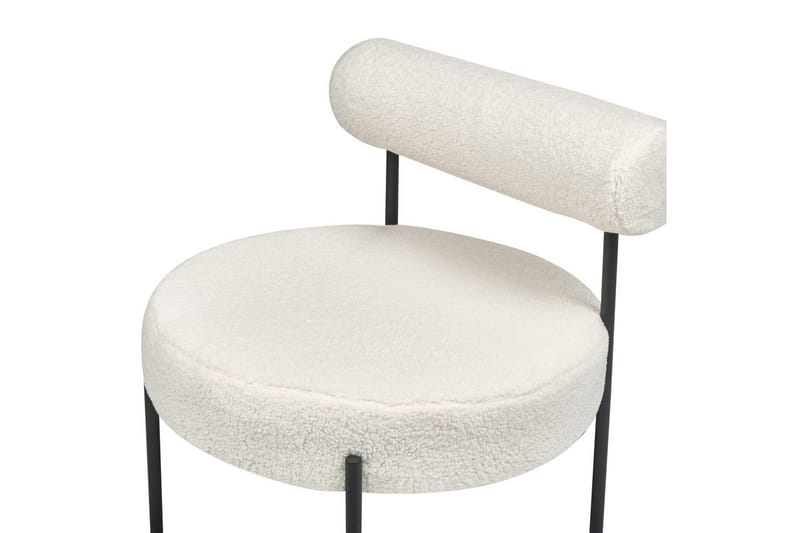 Lænestol Alpha - Hvid, Sort - Møbler - Stole & lænestole - Lænestole - Lænestol uden armlæn