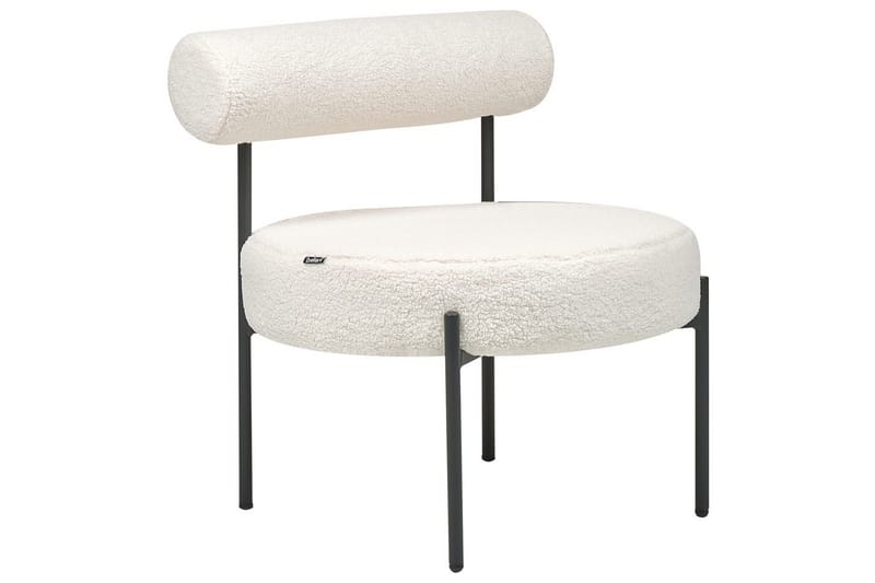 Lænestol Alpha - Hvid, Sort - Møbler - Stole & lænestole - Lænestole - Lænestol uden armlæn