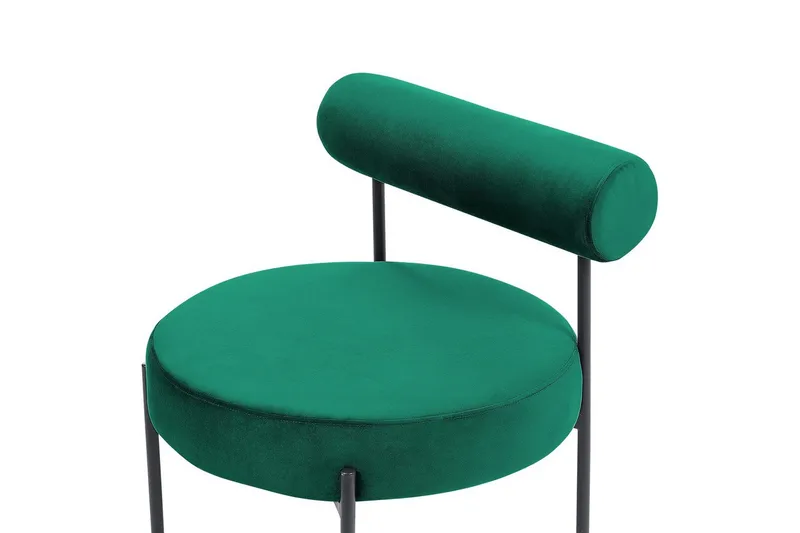 Lænestol Alpha - Smaragdgrøn, Sort - Møbler - Stole & lænestole - Lænestole - Lænestol uden armlæn