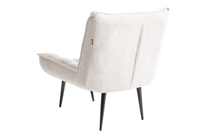 Lænestol Alvesta Hvid/Sort - Hvid/Sort - Møbler - Stole & lænestole - Lænestole - Lænestol uden armlæn