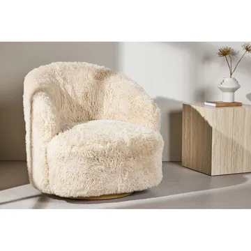 Lænestol Astru - Beige - Møbler - Stole & lænestole - Lænestole - Klubstol