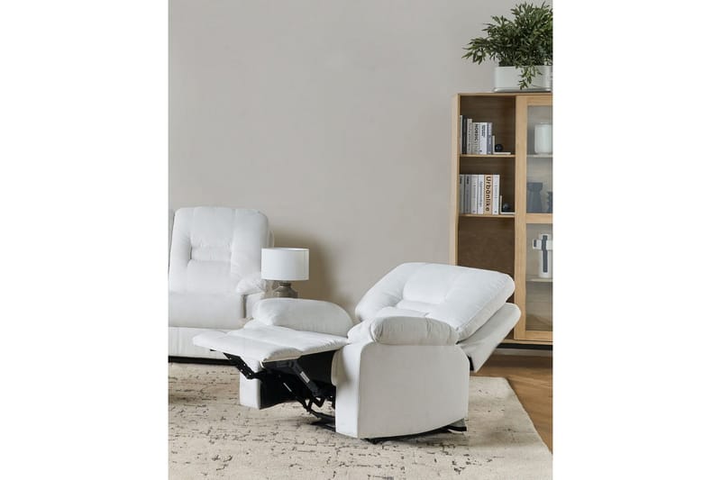 Lænestol Bergen Hvid - Hvid - Møbler - Stole & lænestole - Lænestole - Chaiselong lænestol & Divan lænesto