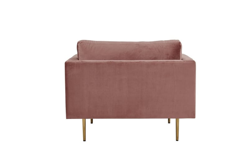Lænestol Boom Fløjl Rosa - Rosa - Møbler - Stole & lænestole - Lænestole - Klubstol