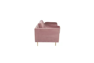 Lænestol Boom Fløjl Rosa - Rosa - Møbler - Stole & lænestole - Lænestole