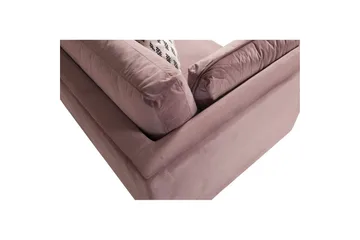 Lænestol Boom Fløjl Rosa - Rosa - Møbler - Stole & lænestole - Lænestole