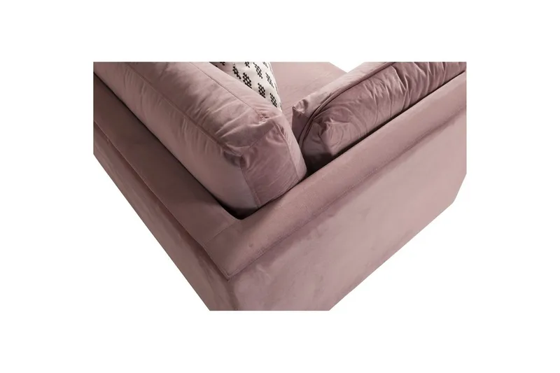 Lænestol Boom Fløjl Rosa - Rosa - Møbler - Stole & lænestole - Lænestole - Klubstol