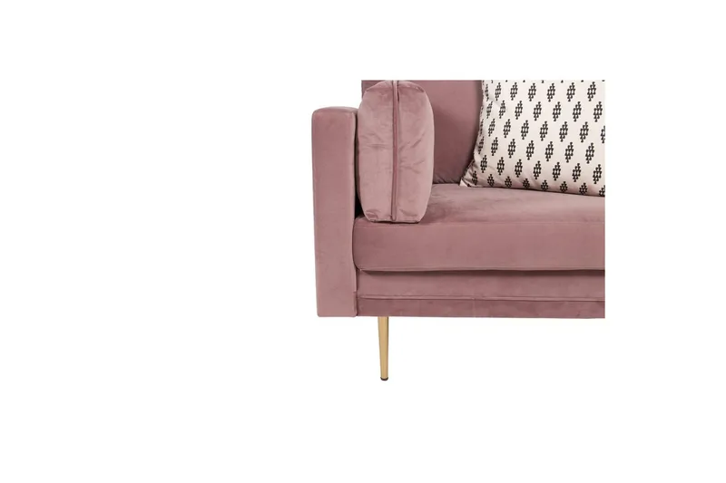 Lænestol Boom Fløjl Rosa - Rosa - Møbler - Stole & lænestole - Lænestole - Klubstol