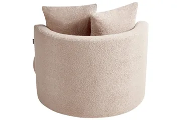 Lænestol Dalby Beige - Beige - Møbler - Stole & lænestole - Lænestole - Lænestol uden armlæn