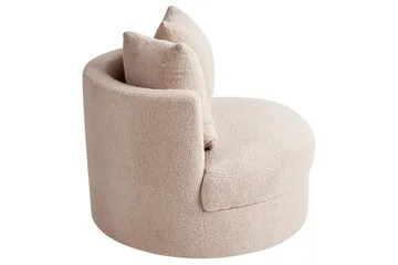 Lænestol Dalby Beige - Beige - Møbler - Stole & lænestole - Lænestole - Lænestol uden armlæn