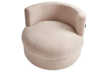 Lænestol Dalby Beige - Beige - Møbler - Stole & lænestole - Lænestole - Lænestol uden armlæn
