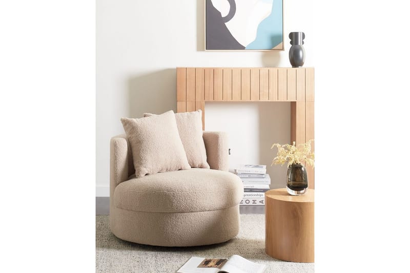 Lænestol Dalby Beige - Beige - Møbler - Stole & lænestole - Lænestole - Recliner lænestol