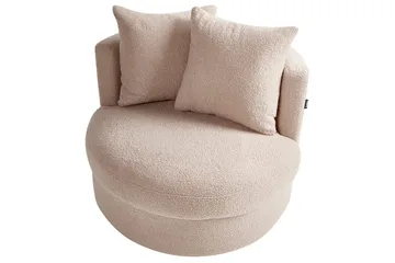 Lænestol Dalby Beige - Beige - Møbler - Stole & lænestole - Lænestole - Lænestol uden armlæn