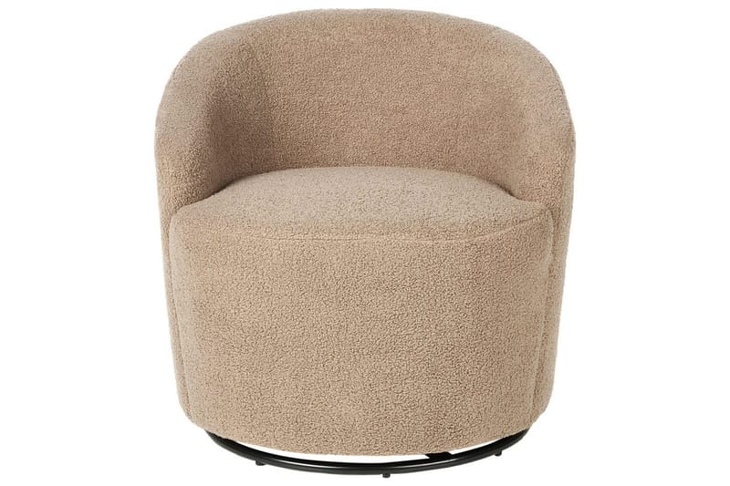 Lænestol Davik Beige/sort - Beige/sort - Møbler - Stole & lænestole - Lænestole - Klubstol